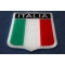 Italia Shield Patch | Embroidered Patches Italia Shield Patch diagonal view